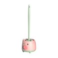 thumbnail image 4 of Juego de cepillos para fregar inodoros Sunnimix cepillo de limpieza de inodoro Rosa con Verde, 4 of 7