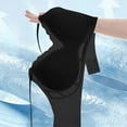 thumbnail image 4 of Womens Bras Comfortable Thin and Cool Wireless Soft Support Bra with Paded Full Coverage Seamless Bralette XL, 4 of 4