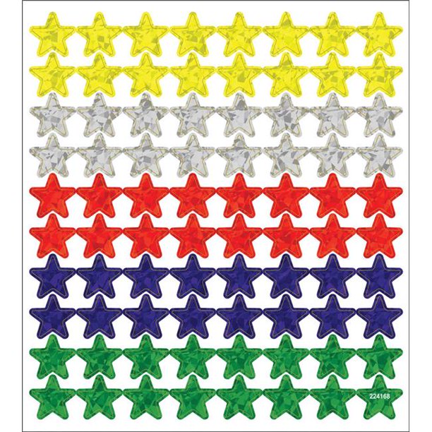 Multicolored StickersStars