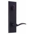 thumbnail image 1 of Weslock L7900--H2SL20 Gauche Carlow Intérieur Simple Cylindre Poignée Garniture pour Greystone Ou Rockford avec Verrou Réglable & Rond Coin Grèves&44; Noir, 1 of 1