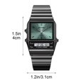 thumbnail image 3 of Vintage Digital Watch for Women, Fashion Multi-Color Electronic Wristwatch with Clear Display, Alarm & Stopwatch, Slim Stylish Design for Casual Wear, Ideal Gift for Friends and Family G, 3 of 8