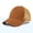 Brown, variant on Men's Summer Mesh Back Baseball Cap - Solid Color Sun Protection Hat, Breathable Polyester for Outdoor Activities