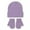 Purple, variant on Huowey Kids Baby Knitted Hat And Glove Set Versatile Solid Color Fall New Children Wool Pullover Hat Relaxed Fit Dailywear, S