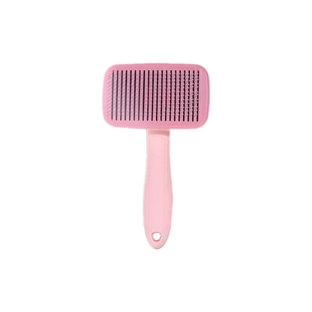 BESTSKY 2PCS Cat Brush Advanced Steel Needle Dog Brush Healthy Skin Care Cat Stuff Pink