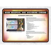 2025 Topps Chrome Deadpool Hobby Box