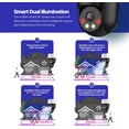 thumbnail image 4 of Amcrest 5MP UltraHD Mini AI Outdoor IP PoE Camera, Security IP Camera with Two-Way Audio, 98ft Full Color Night Vision, Active Deterrents, 5-Megapixel, Wide 104.8° FOV, IP5M-1190EW (White), 4 of 9