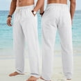 thumbnail image 2 of Akiihool Slim Fit Chinos for Men Men's Relaxed Fit Twill Pants Flat Front Pants White,XXXL, 2 of 9