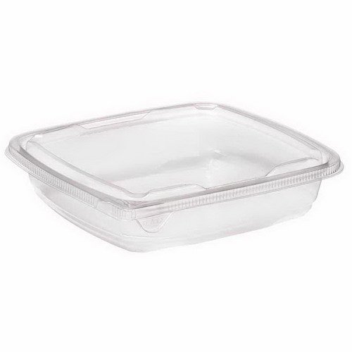 Sabert PETE TamperResistant Rectangular Food Container Clear, 35 oz