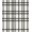Black And Cream, Pattern 12, variant on ODIKA Striped Contemporary With Alternating Wide Bands And Accent Lines for Home Office, Gaming Room, Under Desk, Non-Slip Chair-Friendly