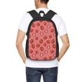 thumbnail image 4 of Fotbe Red Strawberry Mochila para Hombre y Mujer - Tela Oxford 600D Resistente - Mochila Impermeable de Gran Capacidad para Escuela, Viajes y Senderismo, 4 of 6