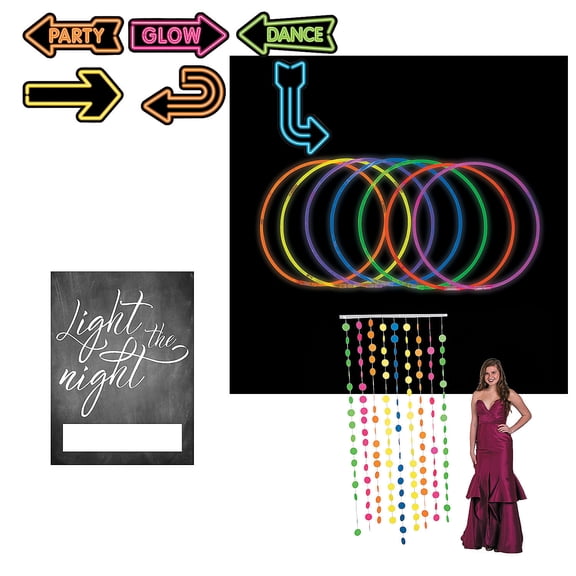 Glow Party Kit, Party Decor, Other, 59 Pieces