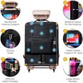 thumbnail image 2 of ZHAOCHENG Black-2*Bolsa de almacenamiento para asiento de cocheBolsa de almacenamiento traseraBolsa de almacenamiento para iPadBolsa de suspensión para cocheAsiento trasero de tela Oxford Pata de cabr, 2 of 4