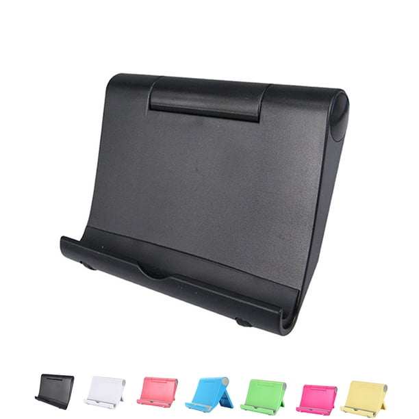 sweethay Soporte para teléfono de escritorio Plegable antideslizante Soporte de para teléfono móvil Soporte plegable para teléfono móvil Teléfono y Comunicación negro