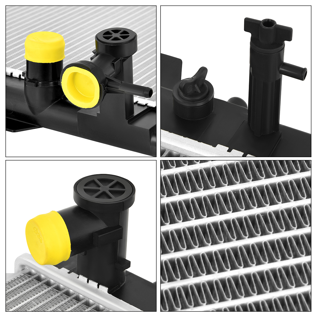 RVNI Radiator Compatible with 2001 2002 2003 2004 2005 RAV4 L4 2.0L 2.4L