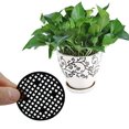 thumbnail image 6 of 100Pcs Flower Pot Hole Mesh Pad Round Bonsai Pot Bottom Grid Mat Mesh Garden Drainage Mesh Hole Screens 4. 5X4. 5cm, 6 of 6