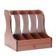 thumbnail image 5 of Porta de madera, revistero duradero, organizador de archivos, caja de almacenamiento multiusos, para encimera de hogar, papel de Cola Portadocumentos, 5 of 8