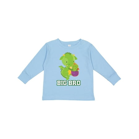 

Inktastic Brother Dragon Boys Big Bro Gift Toddler Boy Girl Long Sleeve T-Shirt