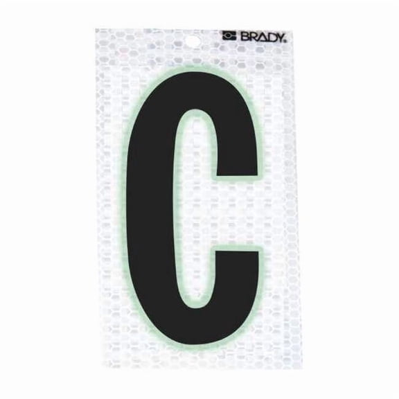 Brady Ultra Reflective Letter,C,PK10 3000-C