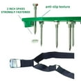 thumbnail image 2 of Chaussures d'Aérateur de Pelouse Aération Outils de Jardin Sandales de Sol Vert Noir Cour Fournit 1 Paire 3 Sangles Réglables Ripper, 2 of 9