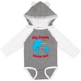 thumbnail image 3 of Inktastic My Auntie Loves Me Narwhal Family Boys or Girls Long Sleeve Baby Bodysuit, 3 of 5