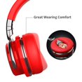 thumbnail image 3 of COWIN E7 PRO [2018 Upgraded] Active Noise Cancelling Headphone Bluetooth Headphones with Microphone Hi-Fi Deep Bass Wireless Headphones Over Ear 30H Playtime for Travel Work TV Computer Phone - Red, 3 of 8