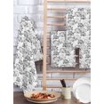 thumbnail image 2 of Spring Floral Kitchen Dish Towels for Drying Dishes Set of 3, Grey Dandelion Plants Pastoral Flower Botanical Waffle Weave Microfiber Hand Tea Bathroom Towels Quick Dry & Absorbent Towel 15.7x23.6, 2 of 7