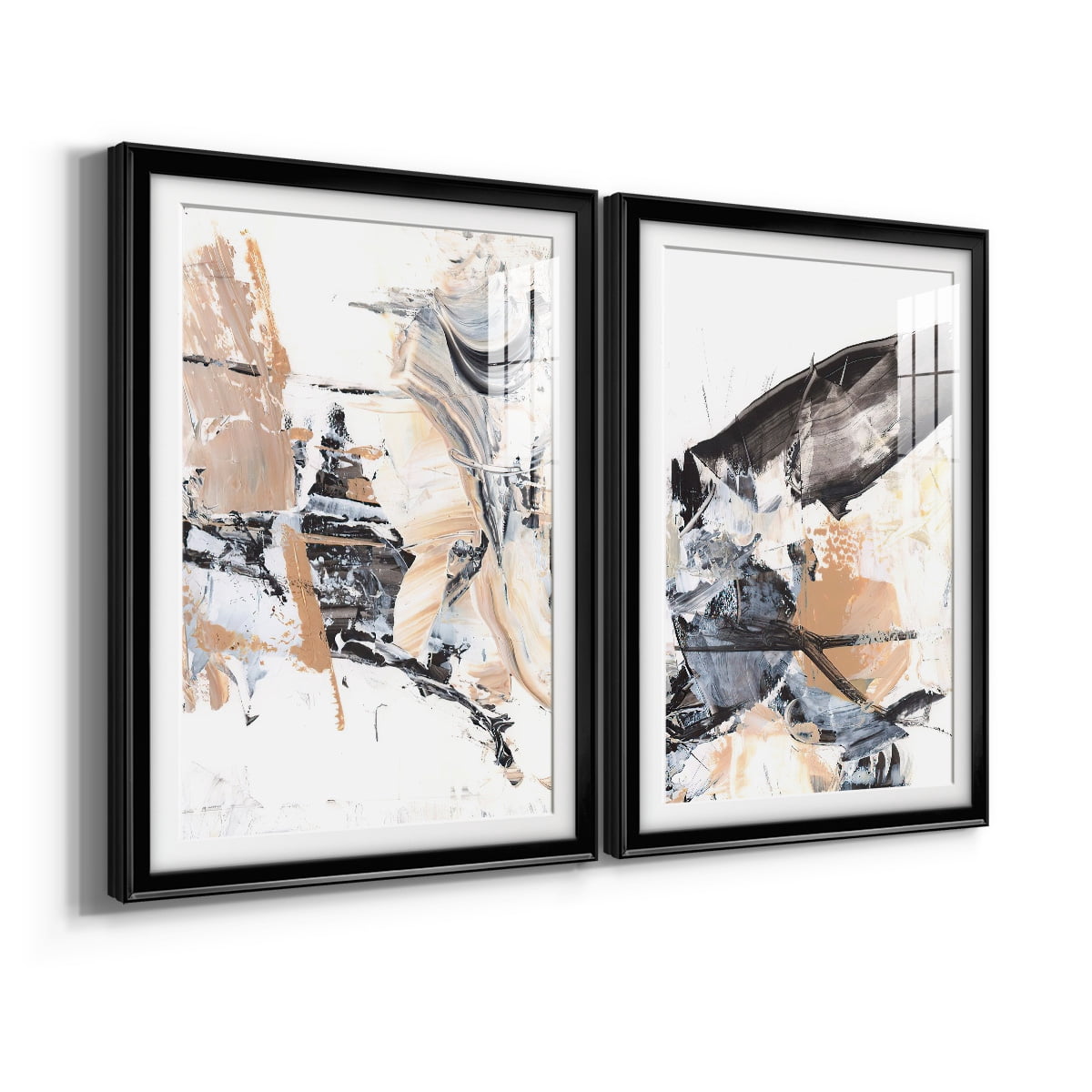 Wexford Home Ruckus III Premium Framed Print, 30.5" x 42.5" - Ready to Hang, Black (Set of 2)