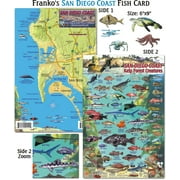 Franko Maps San Diego Coast Fish ID-Card