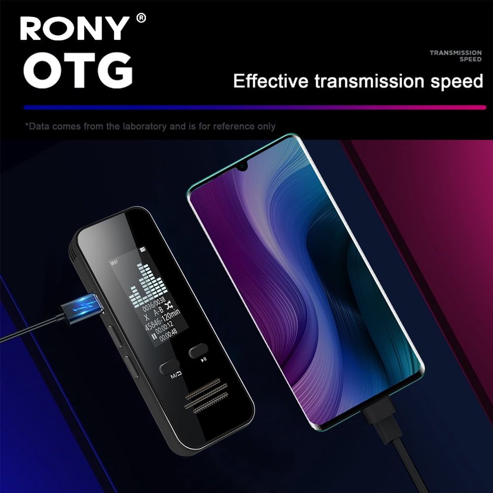 RONY 32GB Digital Voice Recorder with Bluetooth 5.2 - Portable Voice Activated Recorder for Meeting Lecture Interview