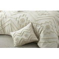 thumbnail image 5 of Pooja Handicrafts Beige Tufted Cotton Duvet Cover Set - 3-Piece, King, 5 of 5