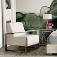 thumbnail image 4 of Diamond Sofa Century Accent Chair With Stainless Steel Frame CENTURYCHWH, 4 of 7