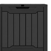Uforic 31 Gallon Outdoor Deck Boxes Set of 2, Lockable Weather-Resistant Storage Bins for Patio Cushions & Garden Tools, Black