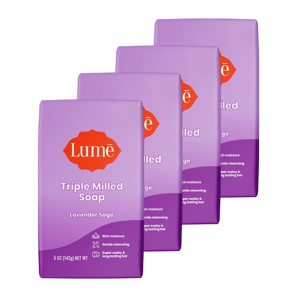 Soap Lume Rich Moisture & Gentle Cleansing, 150 ml, paquete de 4