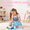 blue, variant on Toddler Activity Center, Multifunctional Baby Play House with Phone, Xylophone, Shape Sorter, Gear Game, Interactive Learning Toys for Infants 6-12 Months, Kids Educational Gift