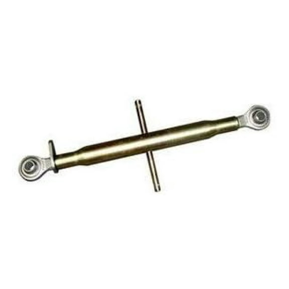 Adjustable Top Link - Tractor 3-Point Hitch Top Link - 15.5 to 24 Inch Adjustable Length - Yellow Zinc Plated - Category 1 Implement Attachment