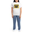 thumbnail image 4 of CafePress - Cats And Sunflowers Pajamas - Women's Short Sleeve Print T-Shirt and Pants Light Cotton Pajama Set, 4 of 7