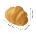 thumbnail image 2 of Simulation Food Bread Cake Slow Rebound Squishy Squishy for Adults, Soft Elastic Tactile Gadget, Indoor Desktop Decor Accessory Random Style 1 Pack, 2 of 4