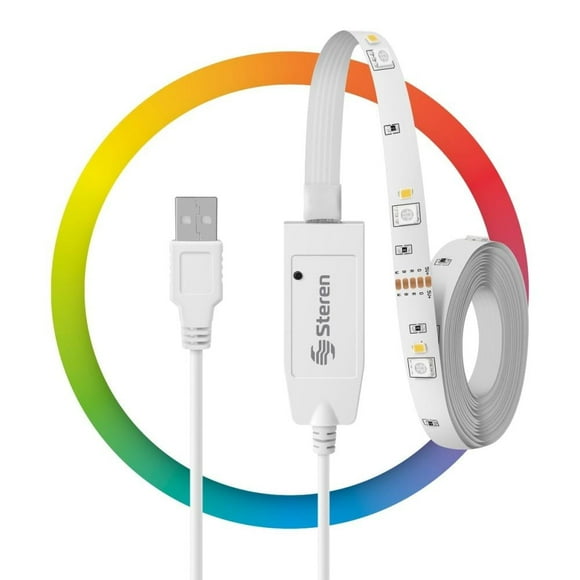 Tira LED WiFi inteligente multicolor 2M Steren SHOME-127