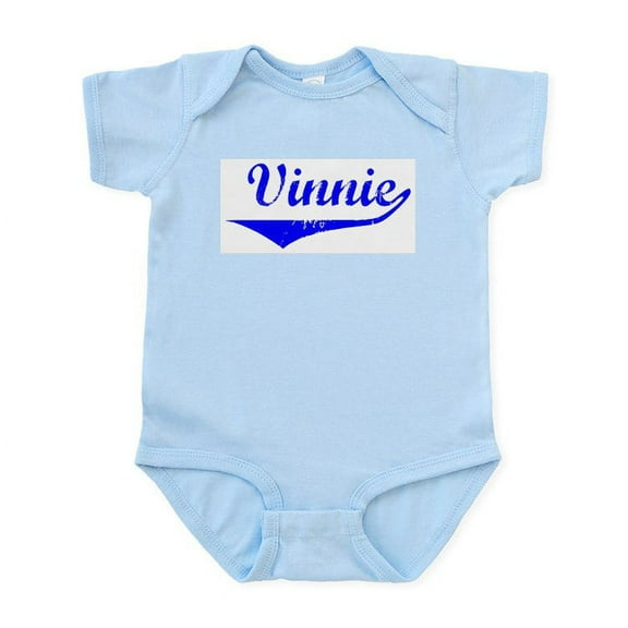CafePress - Vinnie Vintage (Blue) Infant Bodysuit - Baby Light Bodysuit, Size Newborn - 24 Months