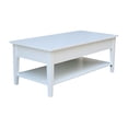 thumbnail image 5 of International Concepts Spencer White Wood Coffee Table, 5 of 11