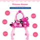 thumbnail image 3 of Los Niños Fingen Tocador Taburete Belleza Princesa Tocador Con Luces De Espejo Accesorios De Maquillaje De Música Para Niñas Serendint FN002476-00, 3 of 6