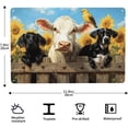 thumbnail image 3 of Rustic Sunflower Livestock Metal Tin Sign, Vintage Farmhouse Wall Decor Plaque for Indoor Outdoor Garage or Kitchen, Aluminum Poster 8x12 Inch, 3 of 6