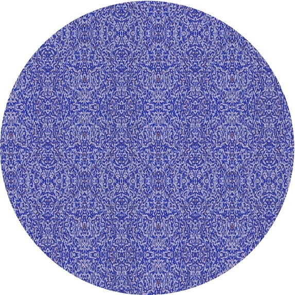 Ahgly Company Machine Washable Indoor Square Transitional Purple Mimosa Purple Area Rugs, 3' Square
