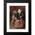 thumbnail image 2 of Anthony van Dyck 18x24 Black Modern Framed Museum Art Print Titled - Susanna Fourment and Her Daughter (1621), 2 of 5