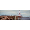 thumbnail image 2 of Blaustein, Alan 14x7 White Modern Wood Framed Museum Art Print Titled - Morning Ride on the Bridge #2, 2 of 4