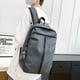 thumbnail image 4 of Conjunto de mochila Bolsa Sólida Mochila Conjunto Oxford Estudiante Mochila Con Bolso Y Bolígrafo Gris 3 Piezas, 4 of 7