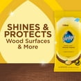 thumbnail image 3 of Pledge Beautify It Lemon Enhancing Wipes - Conveniently Dust, Clean and Shine Wood, Stainless Steel and More, 24Count, 3 of 14
