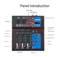 thumbnail image 5 of DJ Audio Mixer 4 Channel Sound Mixing Console with USB Jack US Plug, 5 of 5
