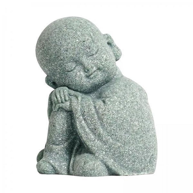 Estatua de Buda monje,Estatua de Buda,estatuilla de monje pequeño,arte decorativo,Esculturas en miniatura para el hogar,jardín,Estatuilla ornamental,artesanías,accesorios de
