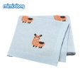 thumbnail image 1 of Mantas de punto para recién nacido, ropa de cama para cochecito, manta Infantil de dibujos animados de Alpaca, edredones para niños y niñas, 1 of 4